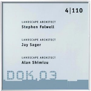 SignSystems Türschild NA5000, New Age, silber, aus Aluminium, 12 x 12cm