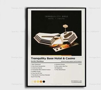 Uplift Picks Arctic Monkeys Album Cover Poster Canvas Music Wall Art Print 03 30x40 Cm no Frame