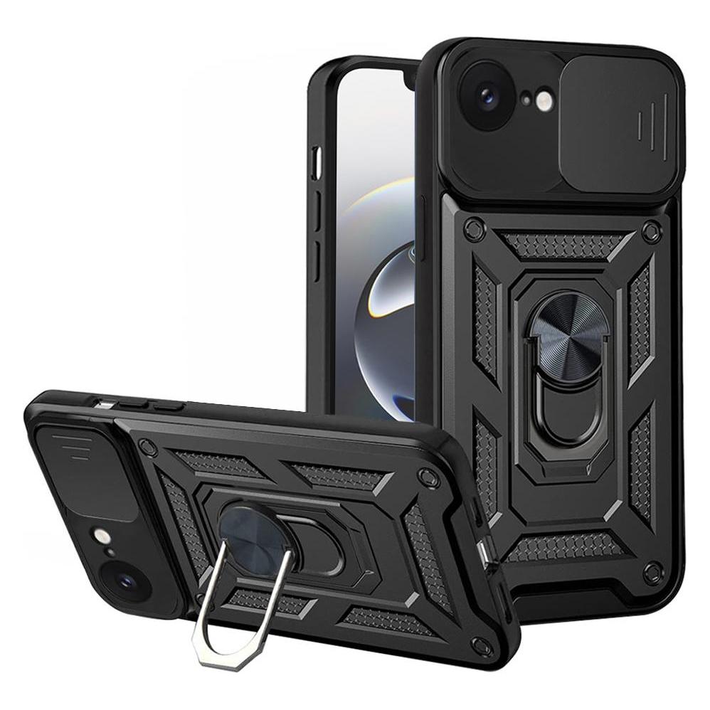 Techsuit - CamShield Series - iPhone 16e - Black (Apple iPhone 16e, Apple iPhone 17e) (56353020)