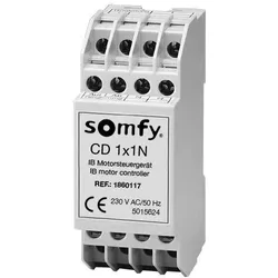 Somfy 1860117 Motorsteuergerät CD 1 x 1 N für 230 V AC-Antriebe mit Hutschienenmontage