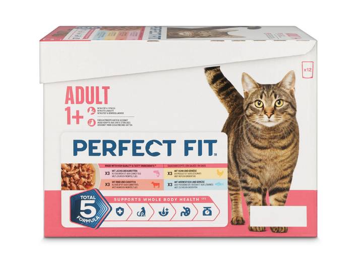 Perfect Fit Cat Adult Mix Gelee 12x85g