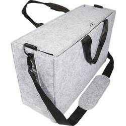Sigel BA416 Notebook Tasche Desk Sharing Bag Workspace M/L 45 x 28 x 15 cm Synthetischer Filz Passend für maximal: 40,6 cm (16) Hellgrau