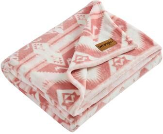 Wrangler Printed Ultra Soft Plush Fleece Throw Blanket