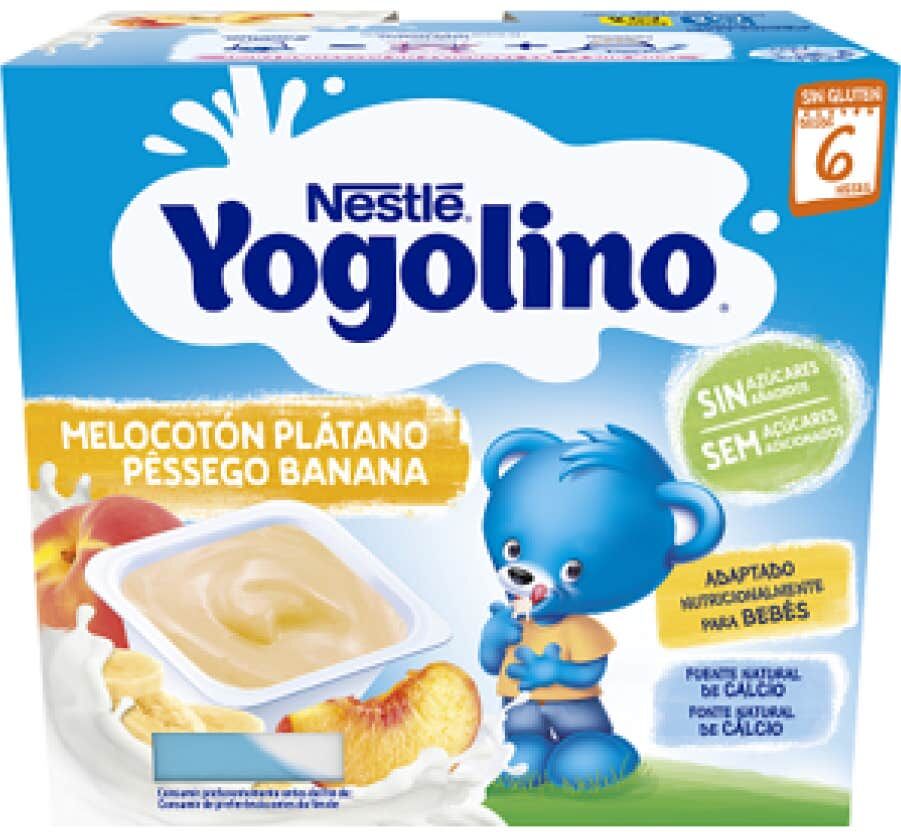 Nestlé Nestle Yogolino Melocotón Plátano 4x100 g