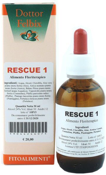 EURONATUR GROUP Srl RESCUE 1 Gocce 50ml