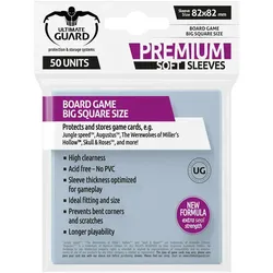 Ultimate Guard UGD010288 - Premium 50 Kartenhüllen gross, quadratisch