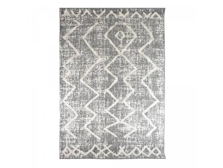 Tapis shaggy 120x170 gris, blanc