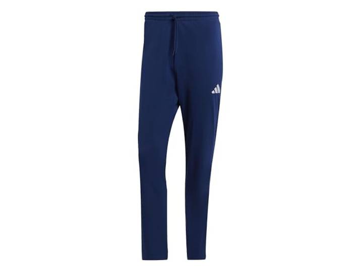 adidas Herren Essentials Small Logo Single Jersey Pants, Dark Blue/White, XXL