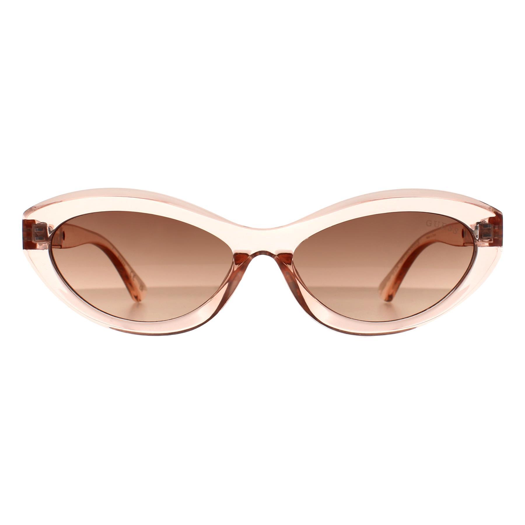 Guess Cat Eye Vrouwen Glimmend Roze Bruin Gradiënt GO00070