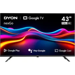 DYON nexGo 43F Smart LED TV 43 Zoll (108cm), 1.920 x 1.080 Full-HD, Smart Portal, Google Playstore, Google Assistant, Triple Tuner, CI+