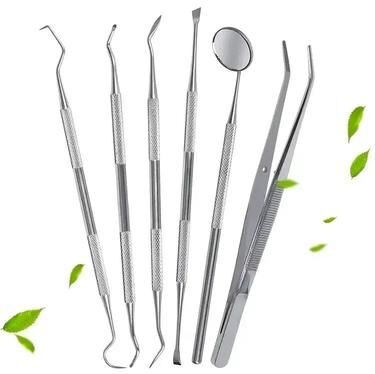 Uplifted Goods Precision Stainless Steel Dental Maintenance Kit 6pcs