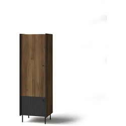 DREHTÜRENSCHRANK KREON 59/190,7/55cm 2-türig Braun