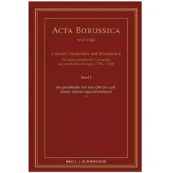 Der preussische Hof von 1786 bis 1918, Fachbücher von Bärbel Holtz, Anja Bittner