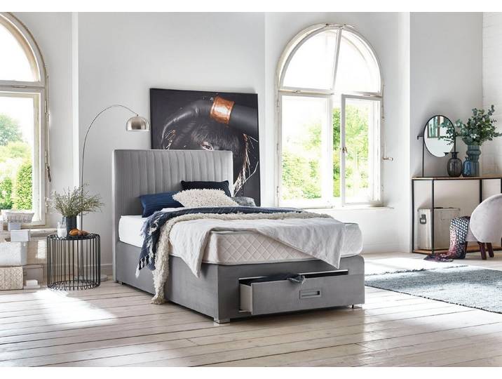 Home affaire Boxbett Mackay, 100% vegan, pflegeleichter Bezug, mit Schubkasten