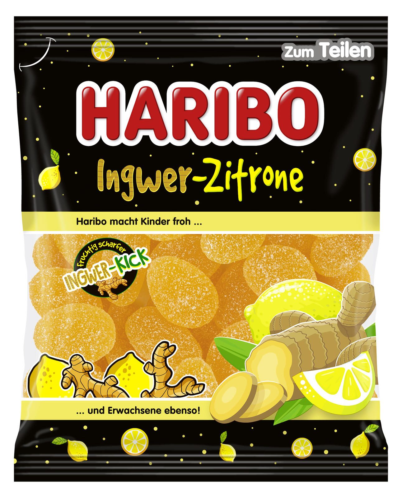 HARIBO Ingwer Zitrone Fruchtgummi 160,0 g 10046325