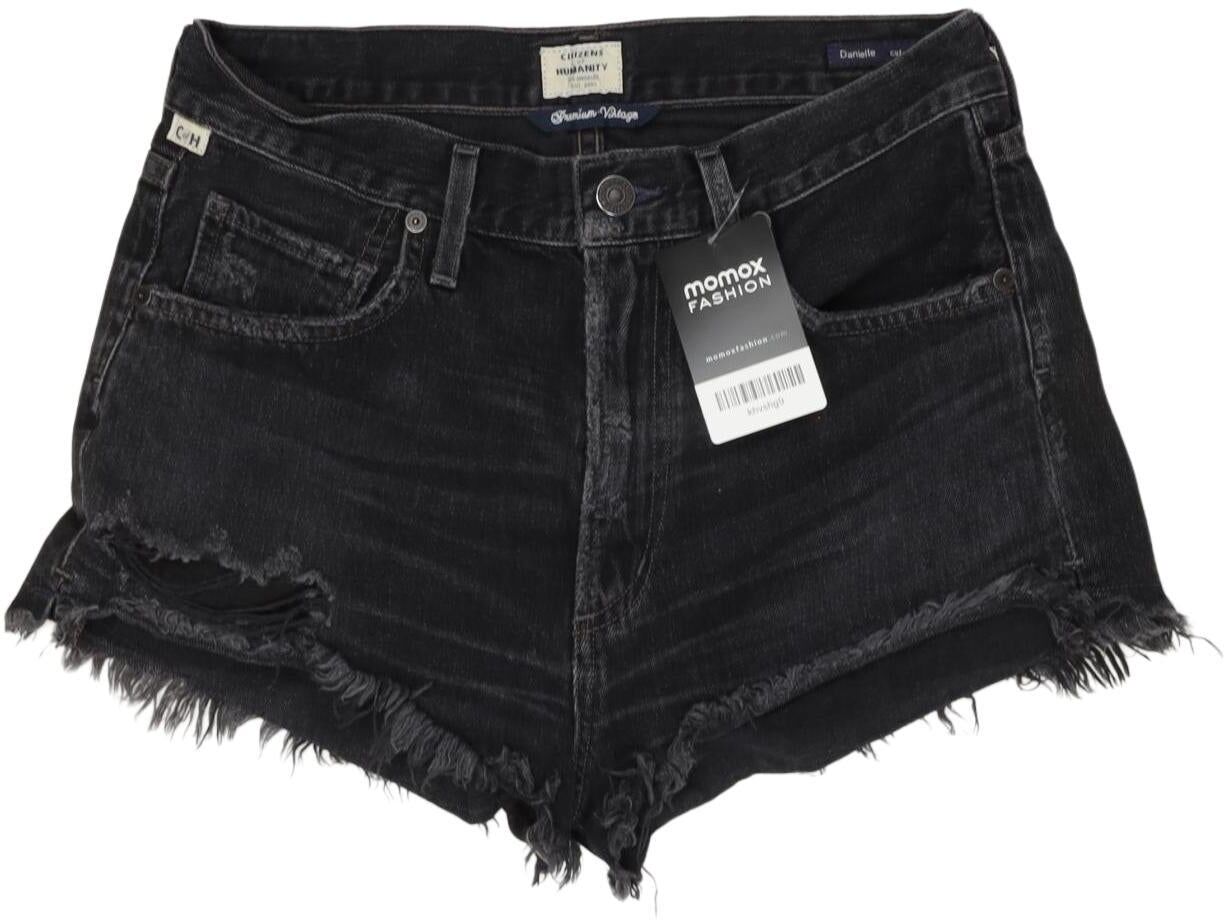 Citizens of humanity Damen Shorts, Schwarz, Gr. W26, Baumwolle - Second Hand