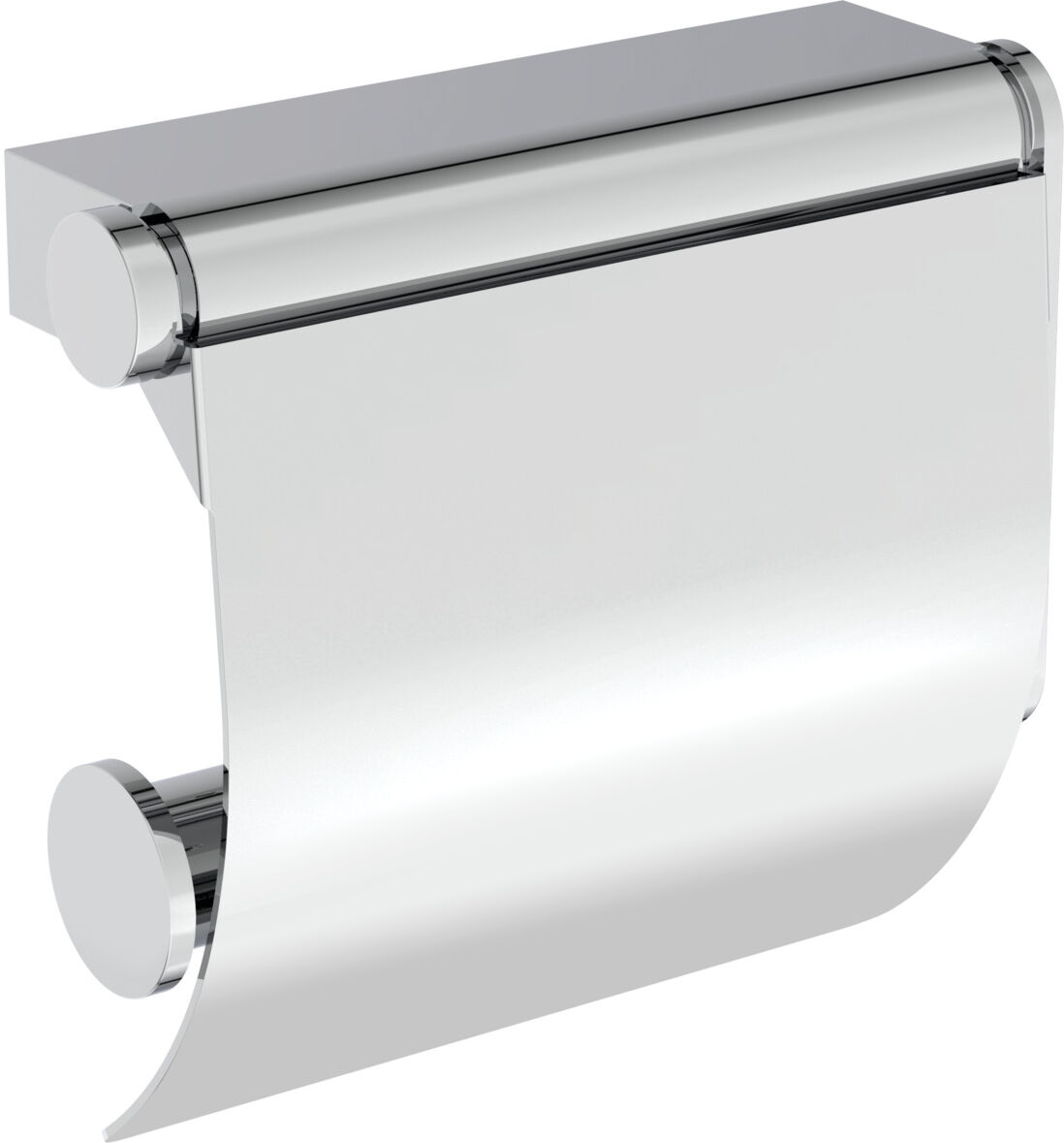 Porte-rouleau de papier-toilette Ideal Standard Connect N1382AA avec couvercle chromé