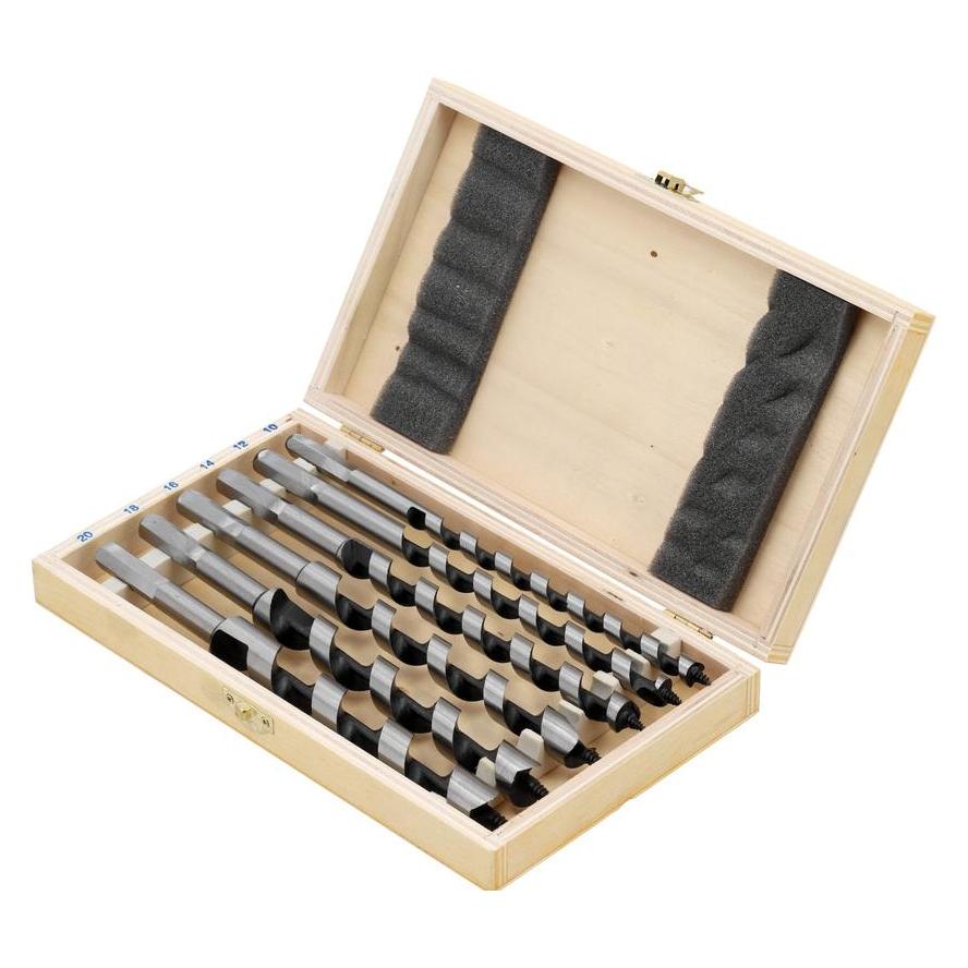 Toya Set mit 6 Holzbohrern 230 mm (10 - 20 Millimeter) (22465)