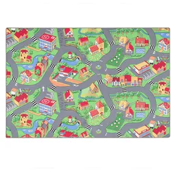 Snapstyle, Spielteppich + Spielmatte, Kinder Spiel Teppich Little Village (200 x 200 cm)