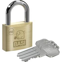 Basi V5091-0050-0010 Vorhängeschloss 50 mm gleichschließend Profilzylinder-Vorhangschloss