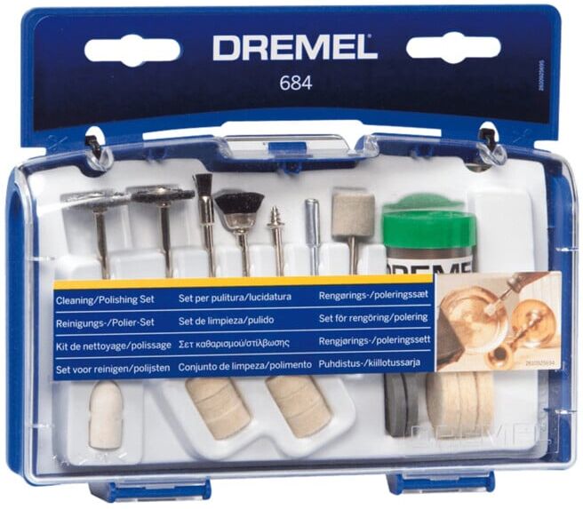 Set de nettoyage/polissage Dremel 684 20 pcs. ; Bosch (26150684JA)