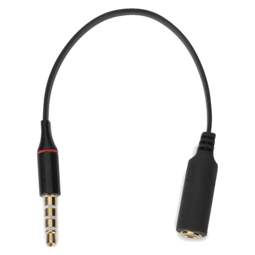 Mozo Adapter AV Mozos Jack 3.5mm - Jack 3.5mm czarny (ASM-5) (Klinkenadapter) (ASM-5)