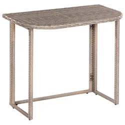 Gartentisch klappbar Metall/Kunststoff L: 90 cm
