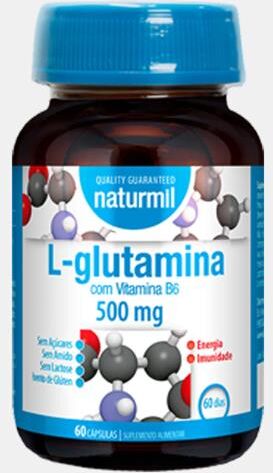 NATURMIL L-GLUTAMINA 500mg 60 CAPSULAS