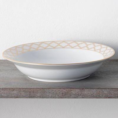 Noritake "Eternal Palace Set of 4 Rim Dinner Bowls, 10"", 25 oz."