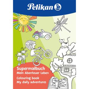 Pelikan Malbuch 101523 Mein Abenteuer Leben, für Kinder, 64 Seiten, ab 3 Jahre