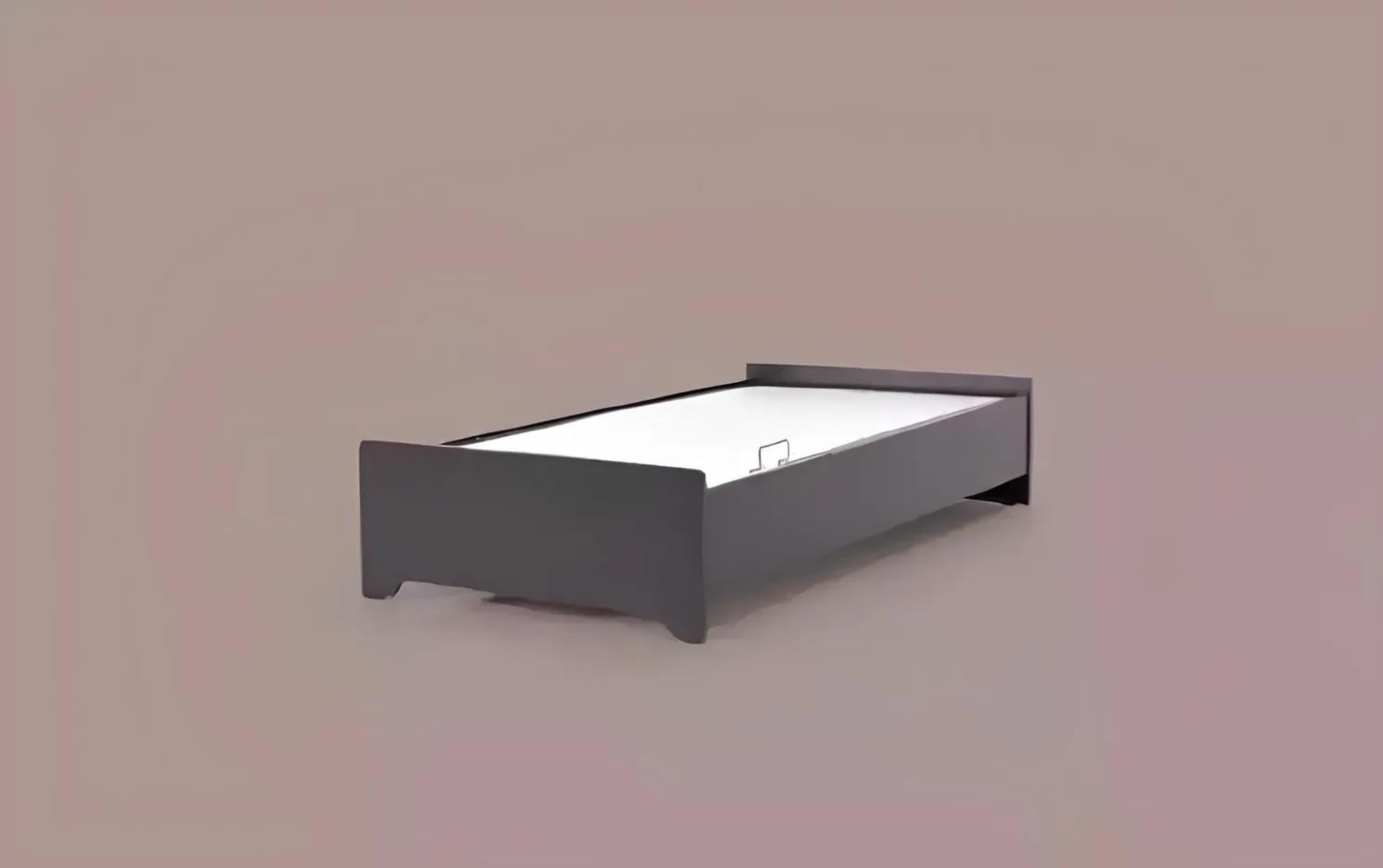 Designerbetten Kinderbett schwarz Bett Jugendbett Holzmöbel 100x200cm Betten