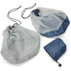 Tchibo - 2 Outdoor-Meshbeutel - blau