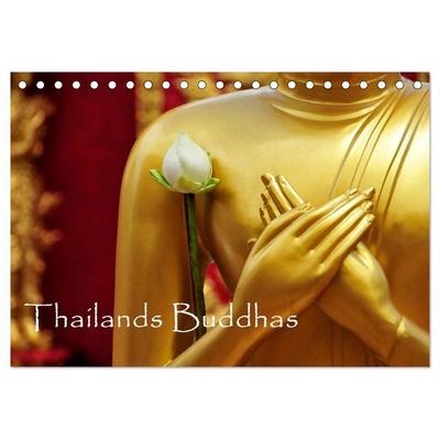 Thailands Buddhas (Tischkalender 2026 DIN A5 quer), CALVENDO Monatskalender