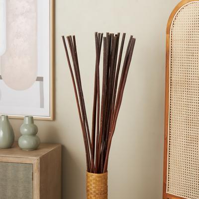 ARCILLA ELEMENTAL Brown Jute Rope Tall Sticks Home Decor Natural Foliage