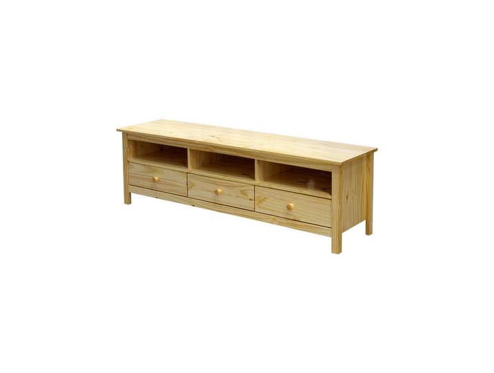 Livetastic Lowboard, Natur, Holz, Kiefer, massiv, 3 Schublade(n) Schubladen, 158x47x40 cm, Holzmöbel, Kleinmöbel Holz, Holzkommoden, Lowboards Holz