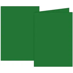 5x Brunnen, Kopierpapier, Doppelkarten A6 160g dunkelgrün VE=10 Karten (A6, 160 g/m2)
