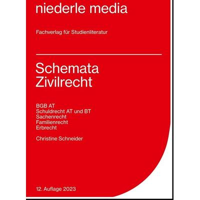 Schemata Zivilrecht - Karteikarten - 2023, Sonstige von Christine Schneider, Niederle, J