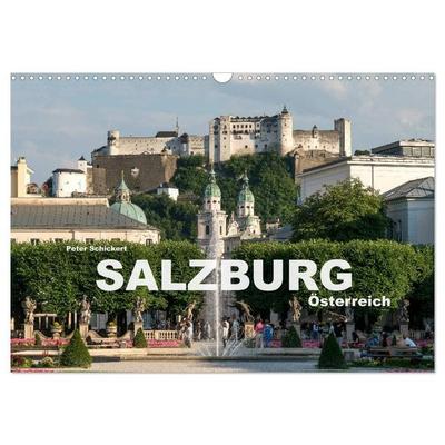 Salzburg - Österreich (Wandkalender 2027 DIN A3 quer), CALVENDO Monatskalender