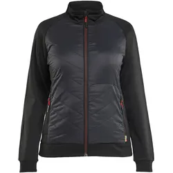 Damen Hybrid Sweater "3419" - 3XL - schwarz/rot