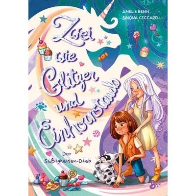 Zwei wie Glitzer und Einhornstaub - Der Süßigkeiten-Dieb, Gebundene Ausgabe von Amelie Benn, Baumhaus, 978-3-414-82679-4