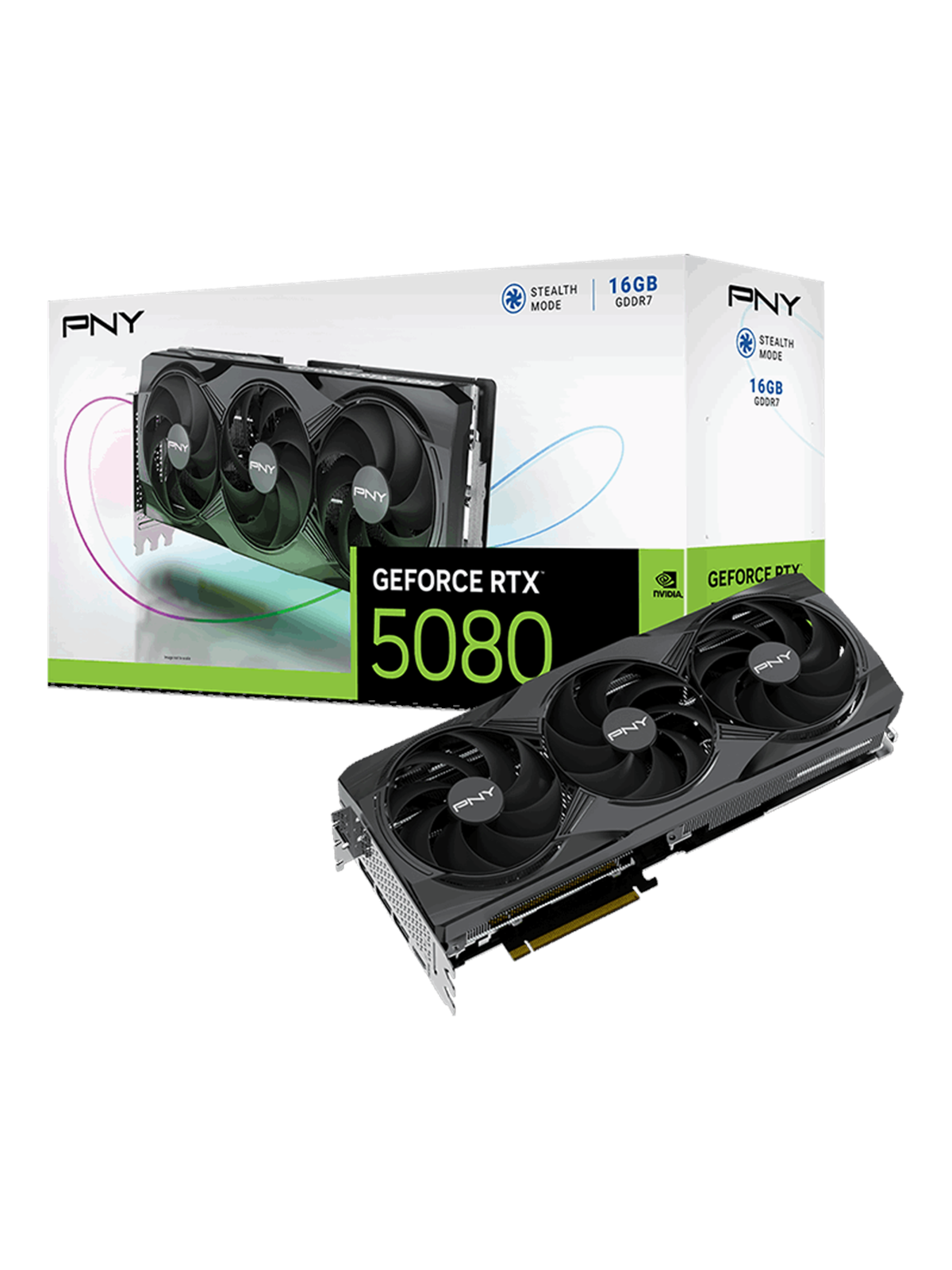 PNY GeForce RTX 5080 Triple Fan - 16GB GDDR7 RAM - Grafikkarte