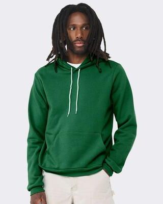 Bella + Canvas 3719 Sponge Fleece Hoodie in Kelly size Small B3719, BC3719