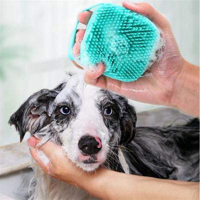Inspired Deals Silicone Pet Grooming Glove Dog Bath Brush For Gentle Massage And Easy Shedding Control rub Bath Gloves