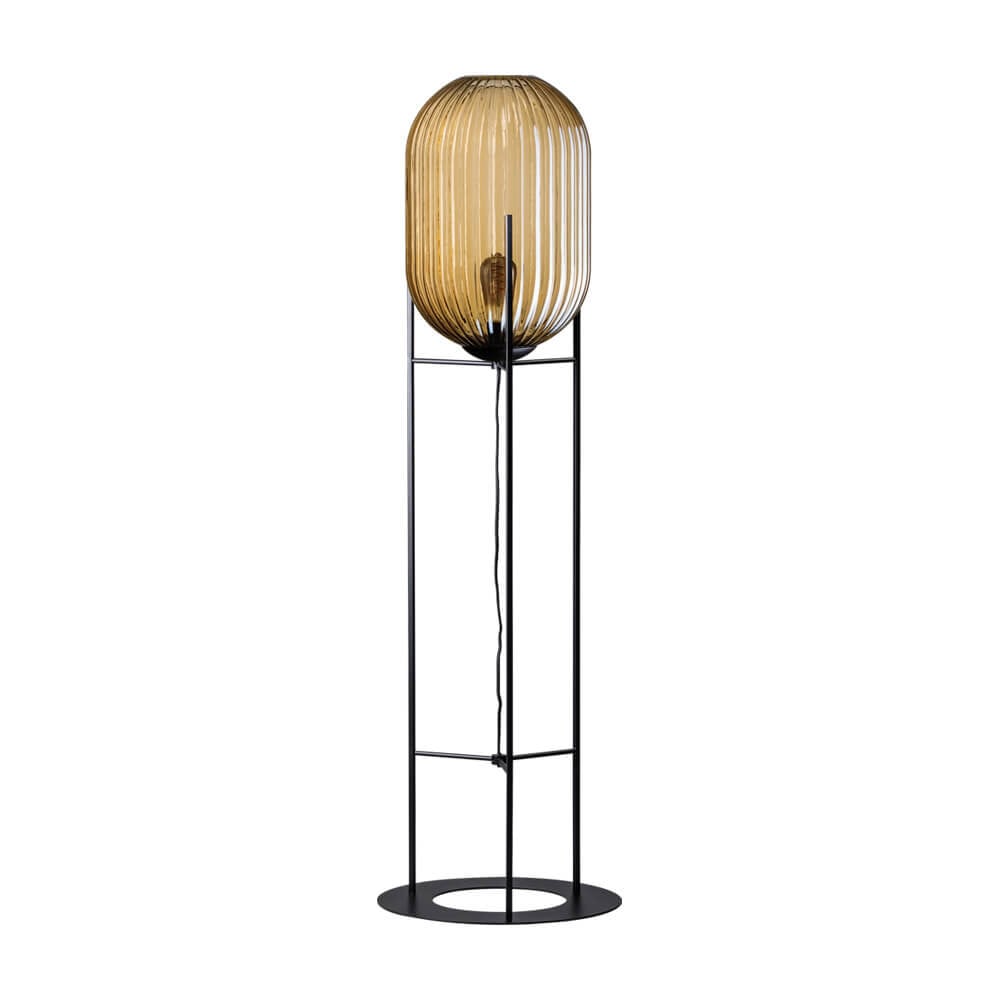 ETH Glamm Glazen Vloerlamp - Transparant - Hoogte: 136 cm
