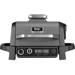 NINJA Woodfire Elektrischer Outdoor Grill & Smoker Elektrogrill, Schwarz