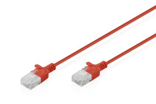 Digitus DK-1618-050S-R RJ45 Patchkabel CAT 6 U/UTP 5m Rot 1St.