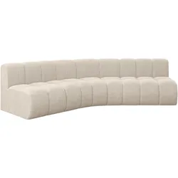 ECKSOFA modulares Sofa Montra-L1 - 290x174x70 cm Beige