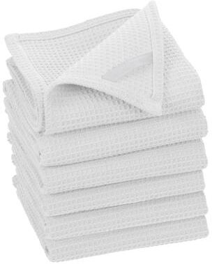 Fabstyles Broadway Waffle Cotton Kitchen Towels - 18x28