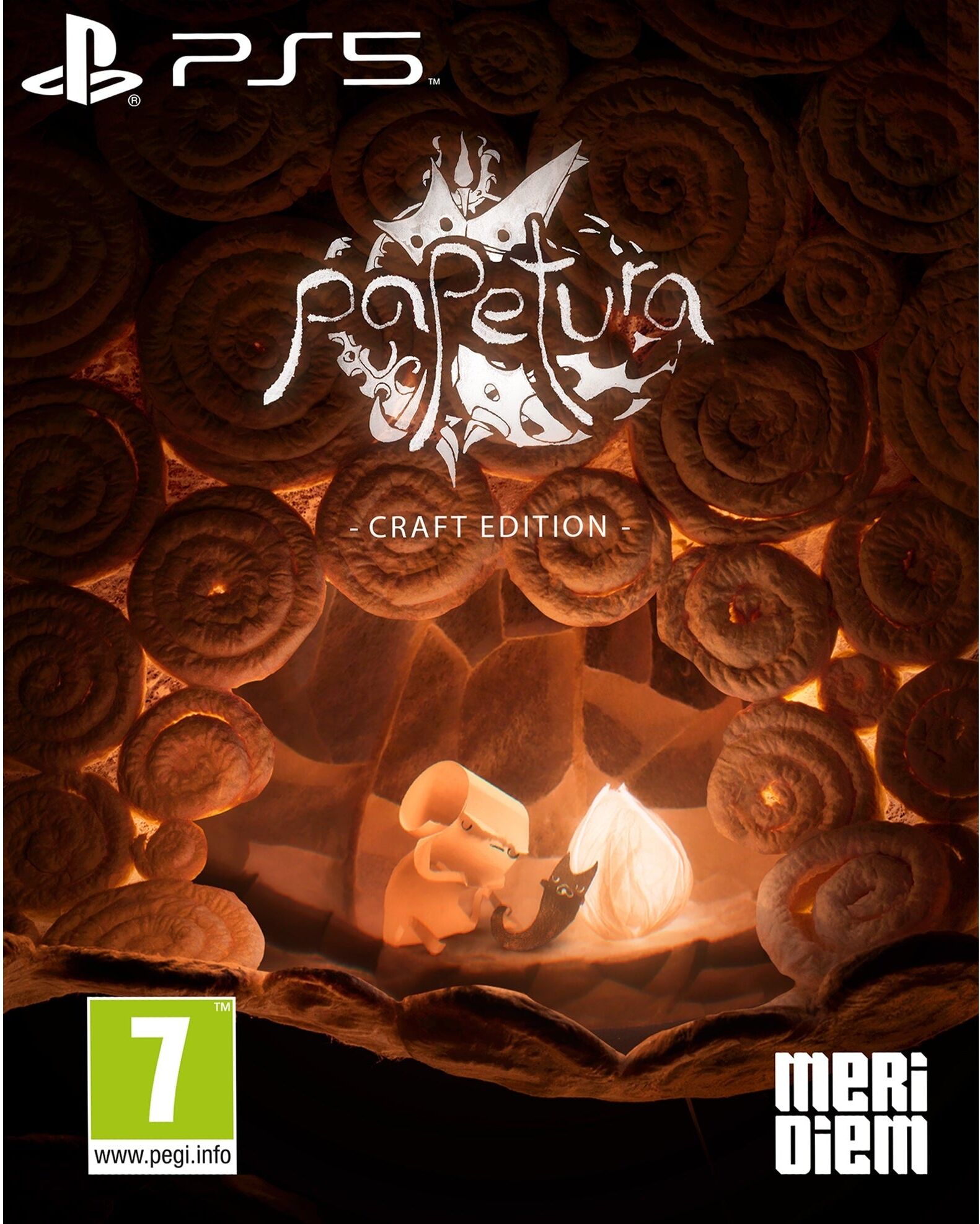 Meridiem Games Papetura Craft Edition for PlayStation 5 (Disc) - PEGI 7 Puzzle-Adventure Game