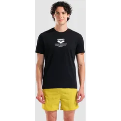 T-Shirt Herren arena Graphic - Black - M